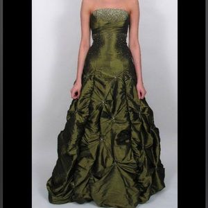 Green Ballgown Prom Dress